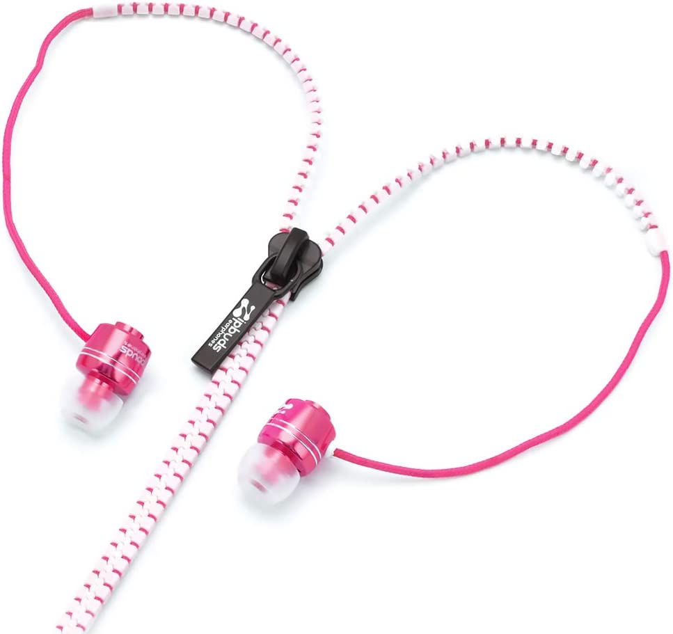 Zipbuds CT-REPKWT (Pink with White)