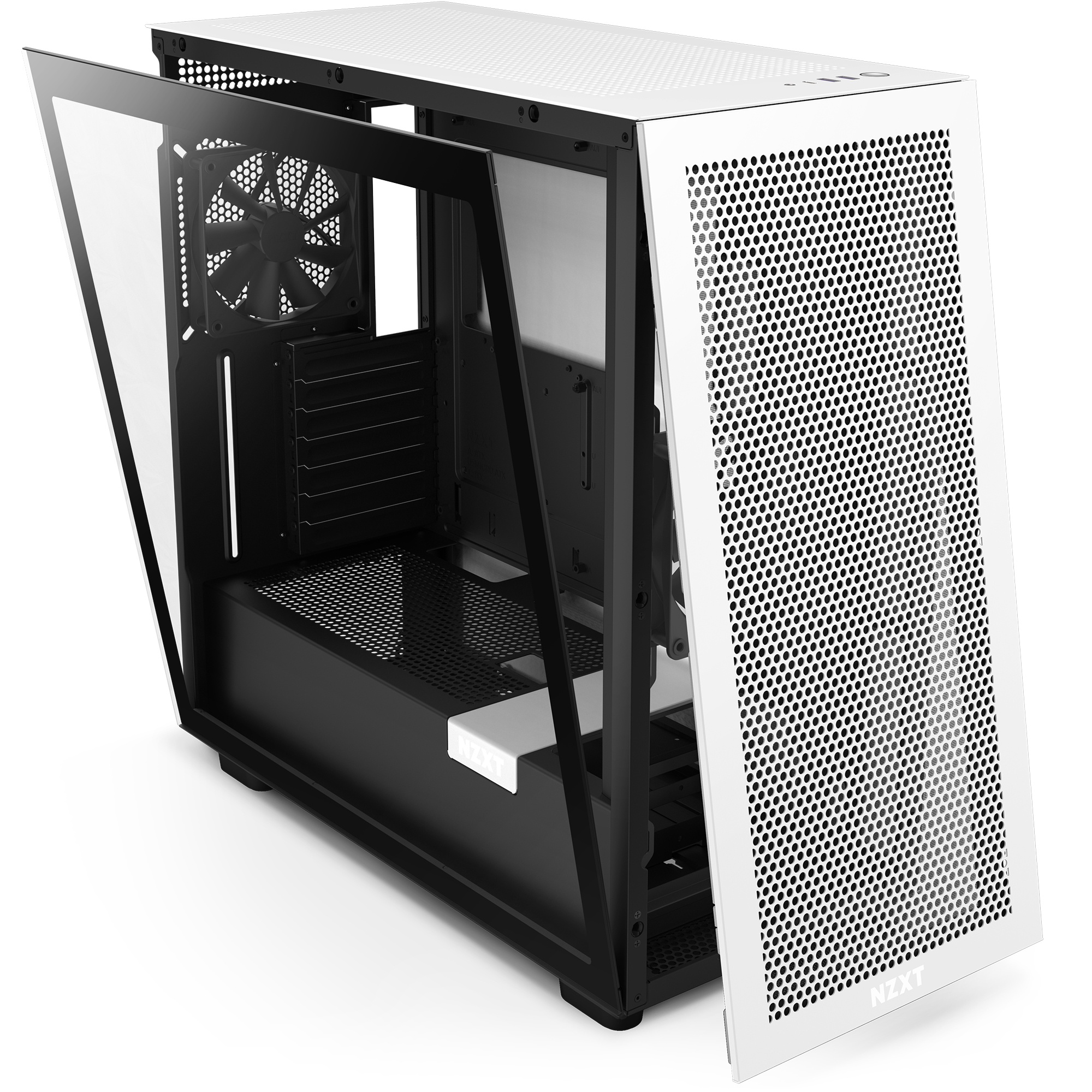 アウトレット品】NZXT H7 Flow White&Black ミドルタワー PCケース