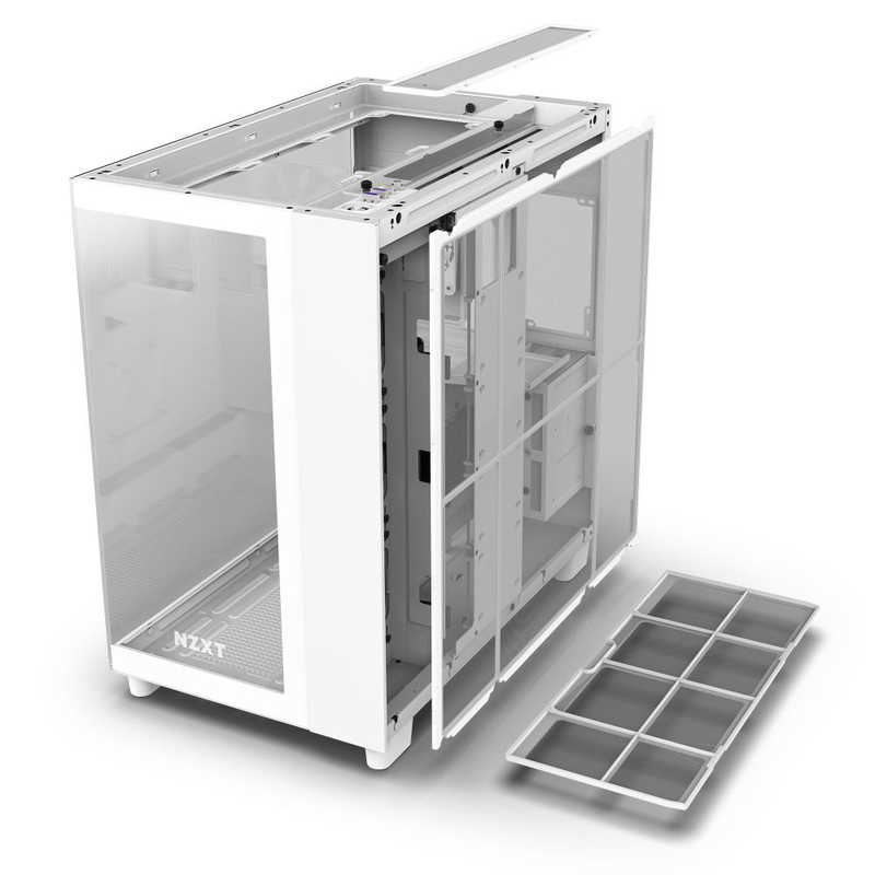 【アウトレットセール】【アウトレット品】NZXT H9 Elite White CM-H91EW-01 ミドルタワー ピラーレス PCケース ホワイト