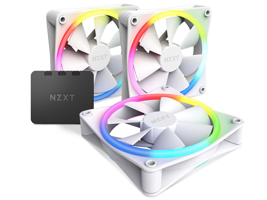 NZXT F120 RGB DUO Triple Pack RF-D12TF-W1 [ホワイト]