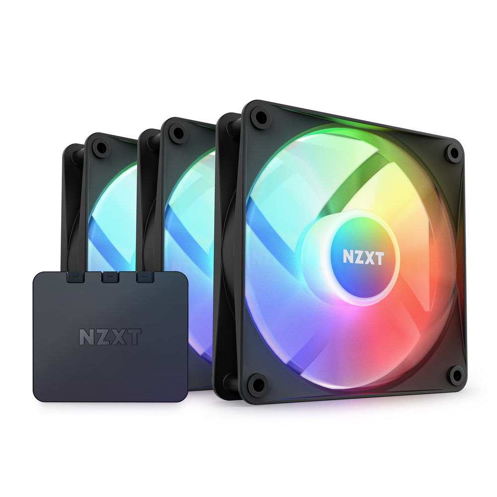 NZXT F120 RGB Core Triple Pack RF-C12TF-B1 [ 120mmケースファン 3個入]