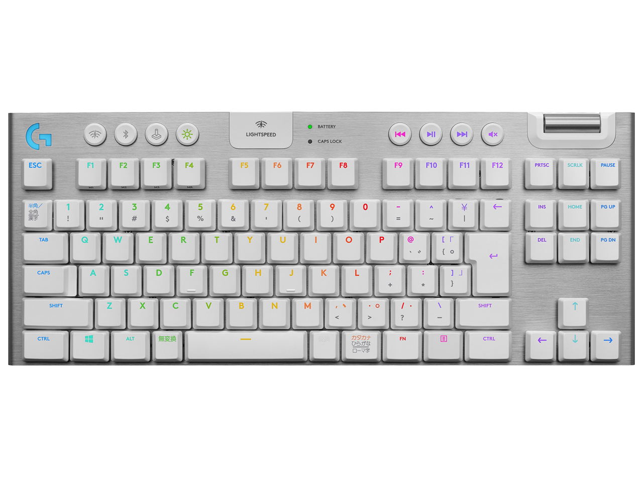 logicool G913 TKL LIGHTSPEED Wireless RGB Mechanical Gaming Keyboard-Tactile G913-TKL-TCWH [ホワイト]
