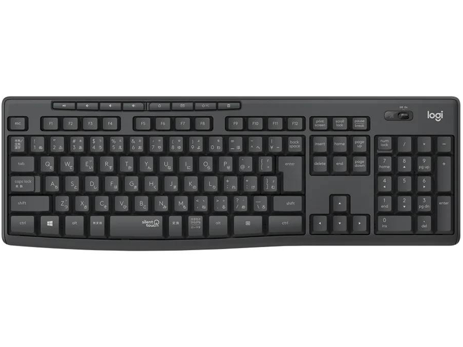 logicool K295 Silent Wireless Keyboard K295GP [グラファイト]