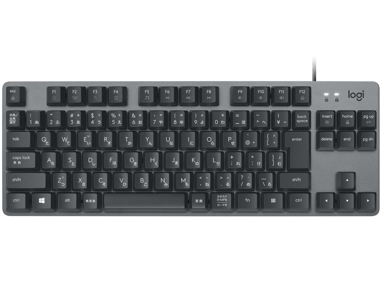 logicool TKL Mechanical Keyboard K835-Linear K835GPR 赤軸 [グラファイト]
