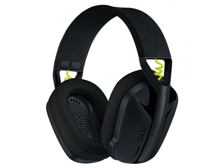 logicool G435 LIGHTSPEED Wireless Gaming Headset G435BK [ブラック&ネオンイエロー]