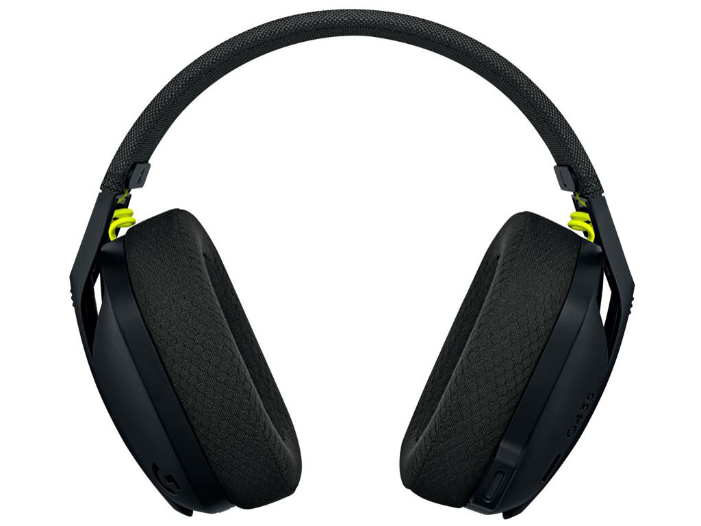 logicool G435 LIGHTSPEED Wireless Gaming Headset G435BK [ブラック&ネオンイエロー]