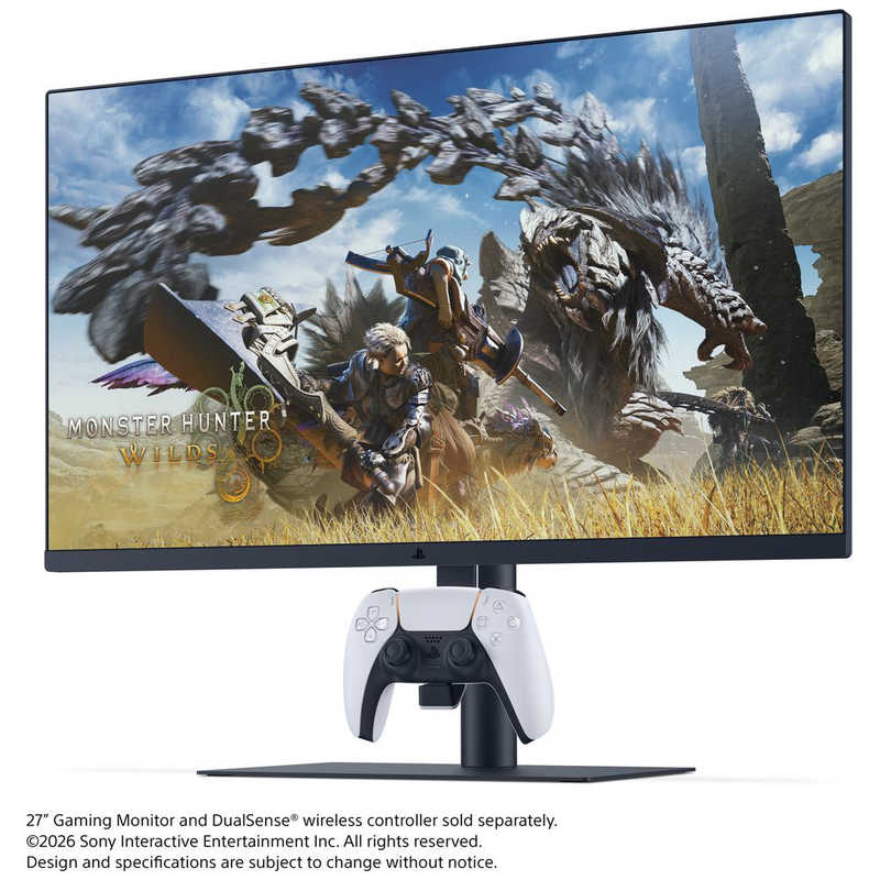 【予約受付中　2026年8月27日発売】SONY SIE PS5 27インチゲーミングモニター DualSense 充電フック付き（27型 / QHD(2160×1440) / 240Hz）[CFI-ZDM1J]