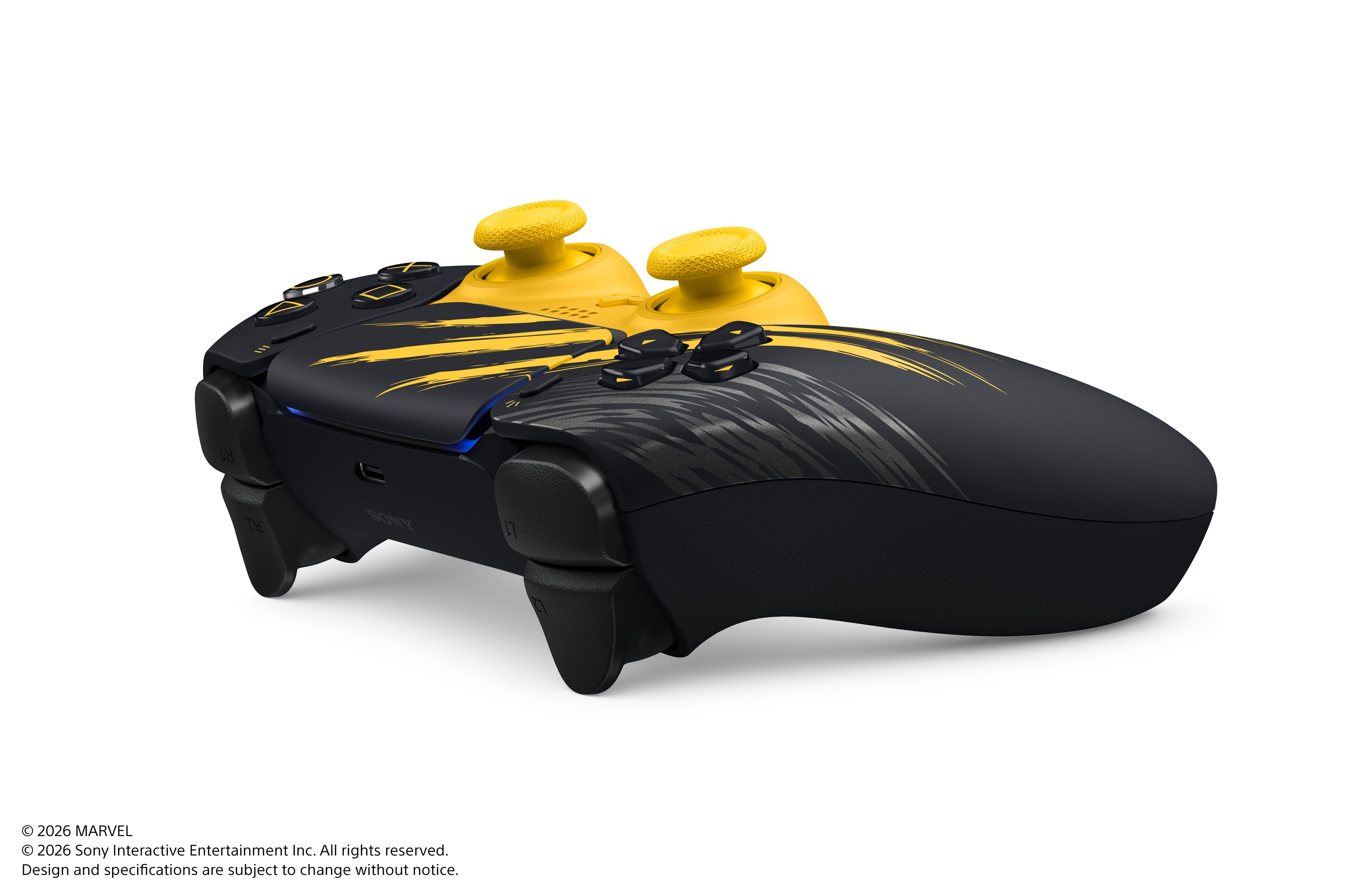 【予約受付中 2026年9月15日発売】SONY SIE DualSense ワイヤレスコントローラー Marvel's Wolverine バトルイエロー リミテッドエディション
