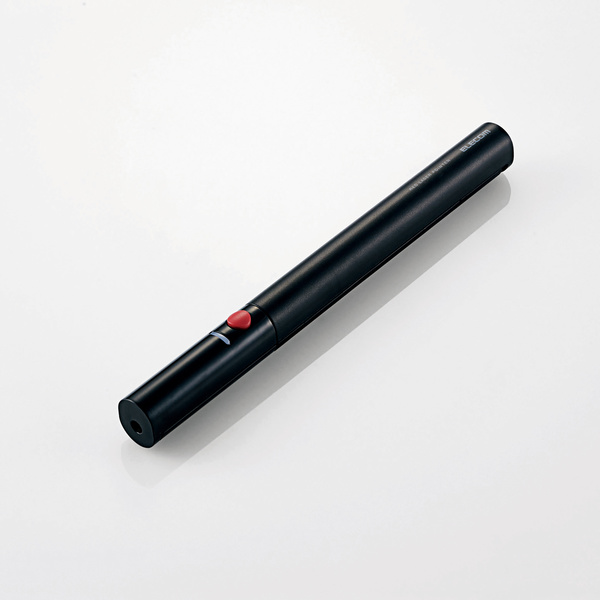 ELECOM 赤色レーザーポインター（ペンタイプ） [ELP-RL06BK]