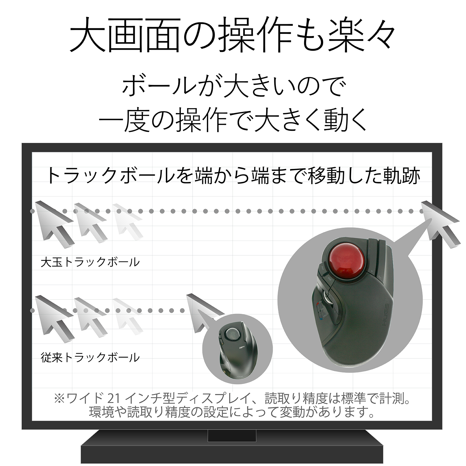 【訳あり品】【箱破損】【未開封・未使用】ELECOM トラックボール（人差し指・中指操作タイプ） M-HT1URBK