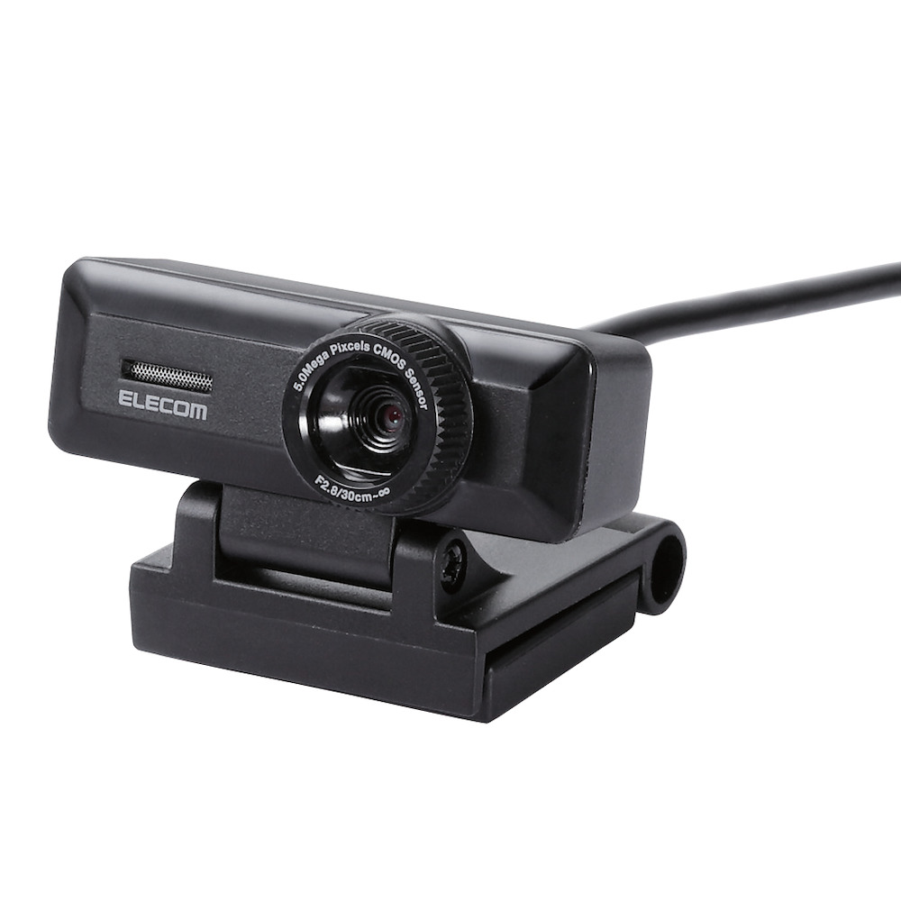 ELECOM 高精細Full HD対応500万画素Webカメラ UCAM-C750FBBK