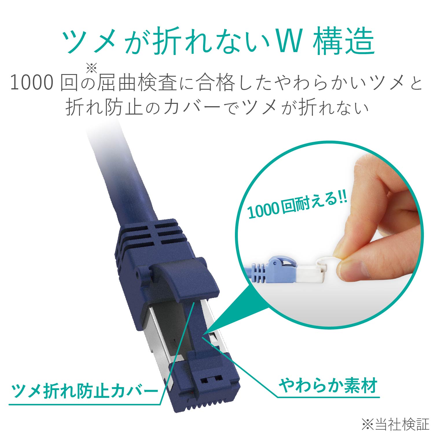 ELECOM Cat8準拠LANケーブル(スタンダード・ツメ折れ防止) LD-OCTT/BM100