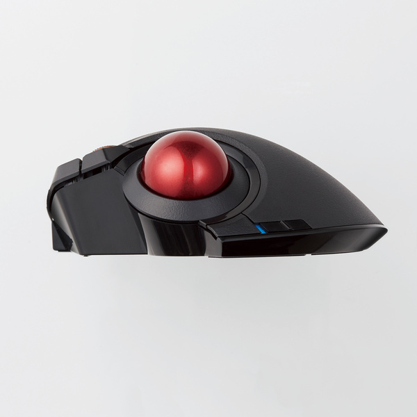ELECOM 有線/無線/Bluetooth対応トラックボール（親指操作タイプ）M-XPT1MRBK