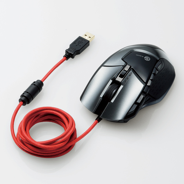 ELECOM 13ボタン搭載ハイスペックゲーミングマウス [M-G02URBK]