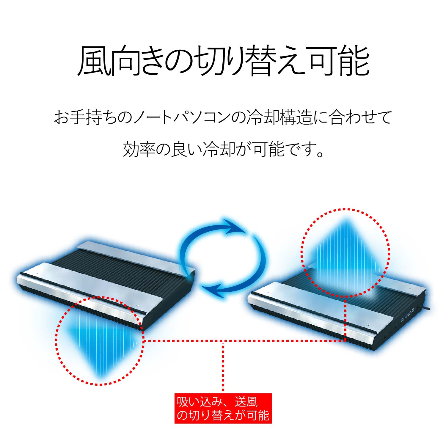 ELECOM ノートＰＣ用クーラー（高耐久性×極冷）SX-CL23LBK