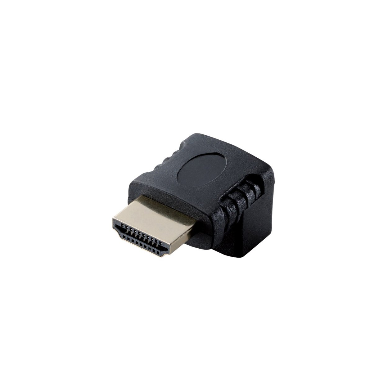 ＨＤＭＩ　Ｌ字型アダプタ（タイプＡ−タイプＡ）　下向き AD-HDAAB02BK