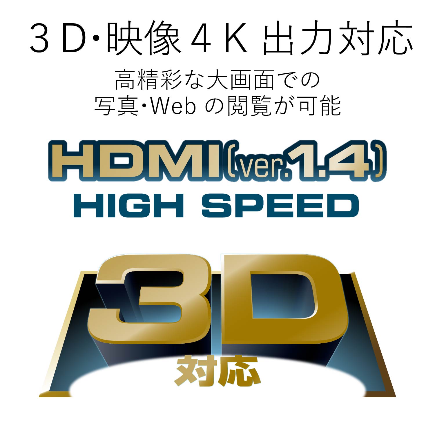 【訳あり品】【箱破損】【未開封・未使用】ELECOM VSP-HD14BK ＨＤＭＩ分配器／１入力／４出力