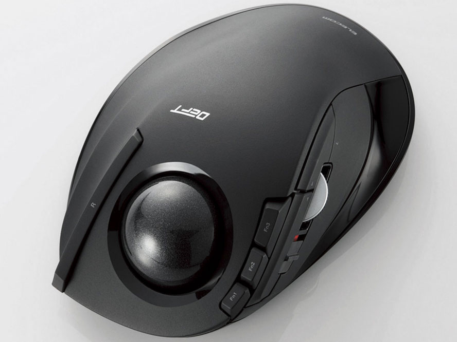 【訳あり品】【箱破損】【未使用】ELECOM M-DT1DRBK[ワイヤレストラックボール（人差し指操作タイプ）]