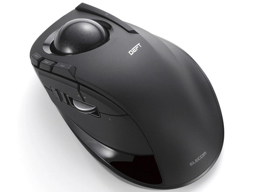 【訳あり品】【箱破損】【未使用】ELECOM M-DT1DRBK[ワイヤレストラックボール（人差し指操作タイプ）]