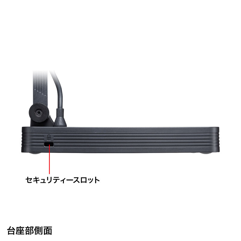 サンワサプライ USB書画カメラ（HDMI出力機能付き） [CMS-V58BK]