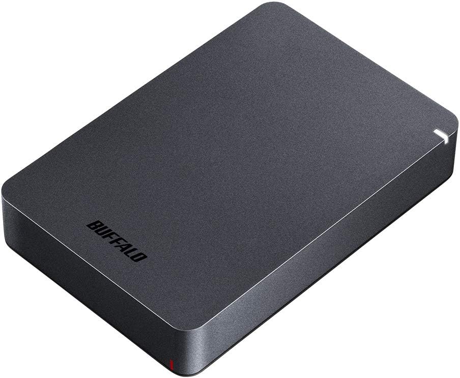 BUFFALO 耐衝撃ポータブルHDD 5TB-ブラック [HD-PGF5.0U3-GBKA]