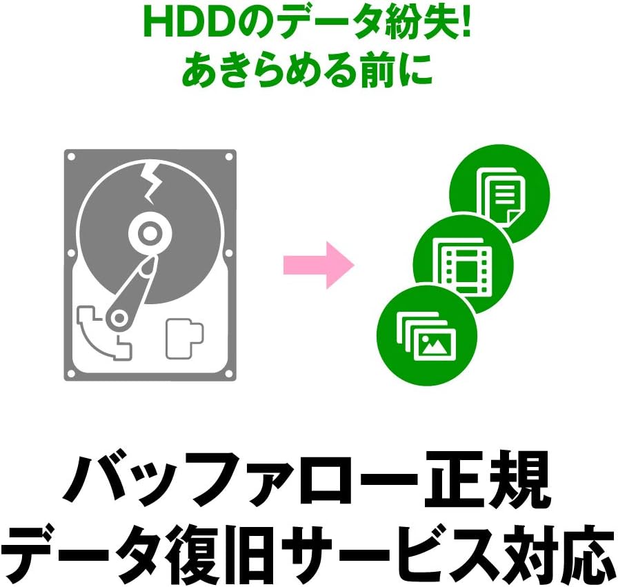 BUFFALO 耐衝撃ポータブルHDD 5TB-ブラック [HD-PGF5.0U3-GBKA]