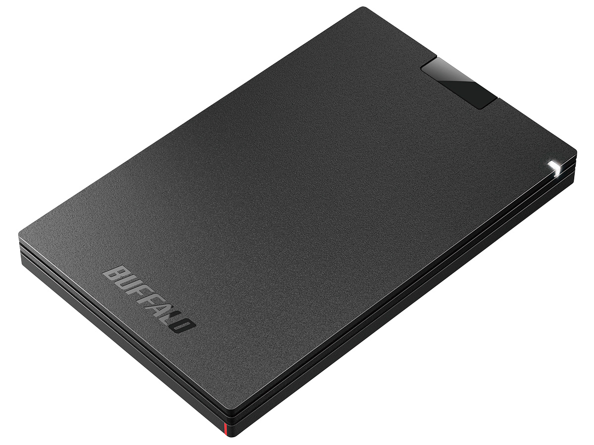 BUFFALO USB3.2(Gen1) Type-A MiniStation SSD SSD-PG1.0U3-BC [ブラック]