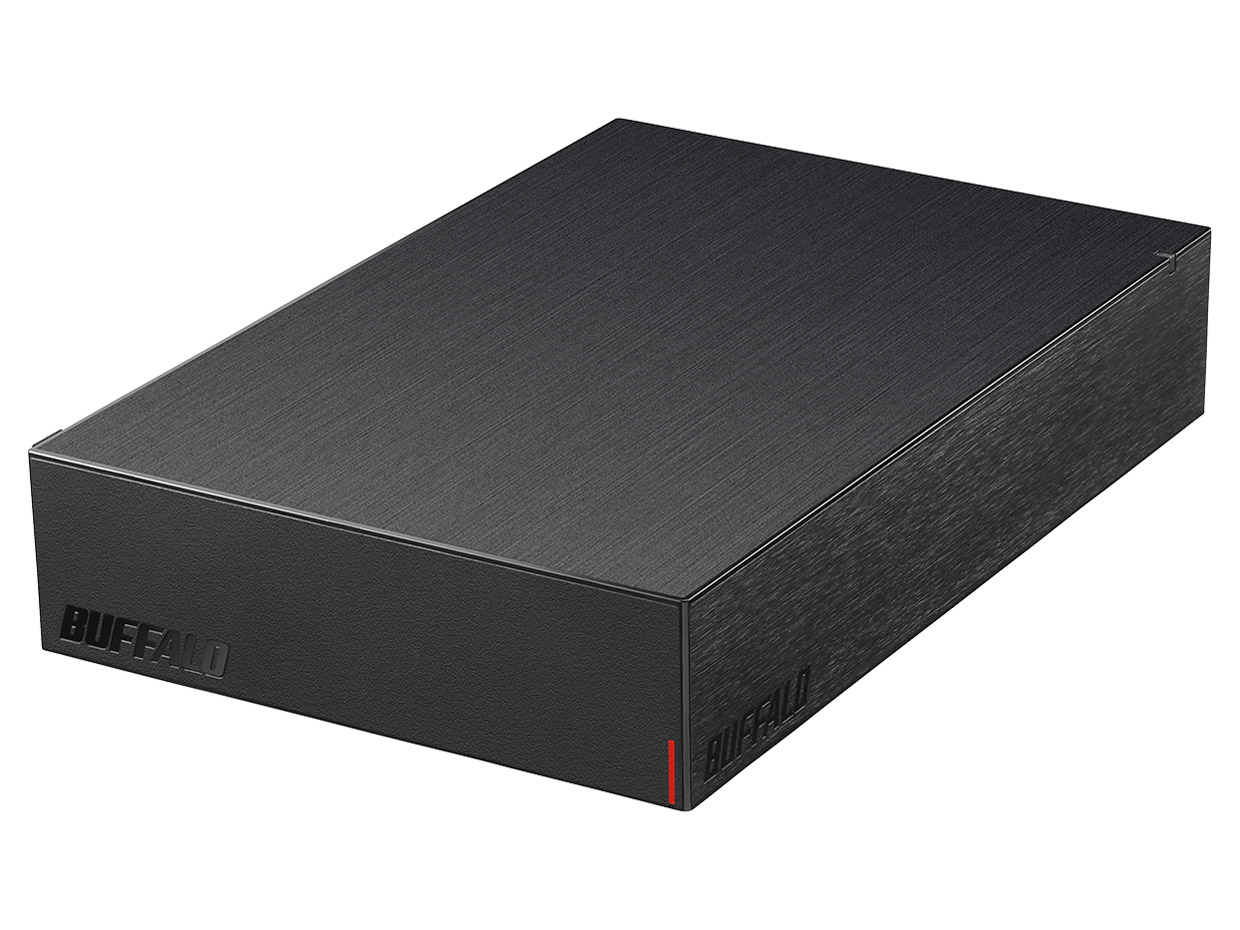 BUFFALO USB3.2(Gen.1)対応外付けHDD 8TB-ブラック [HD-LE8U3-BB]
