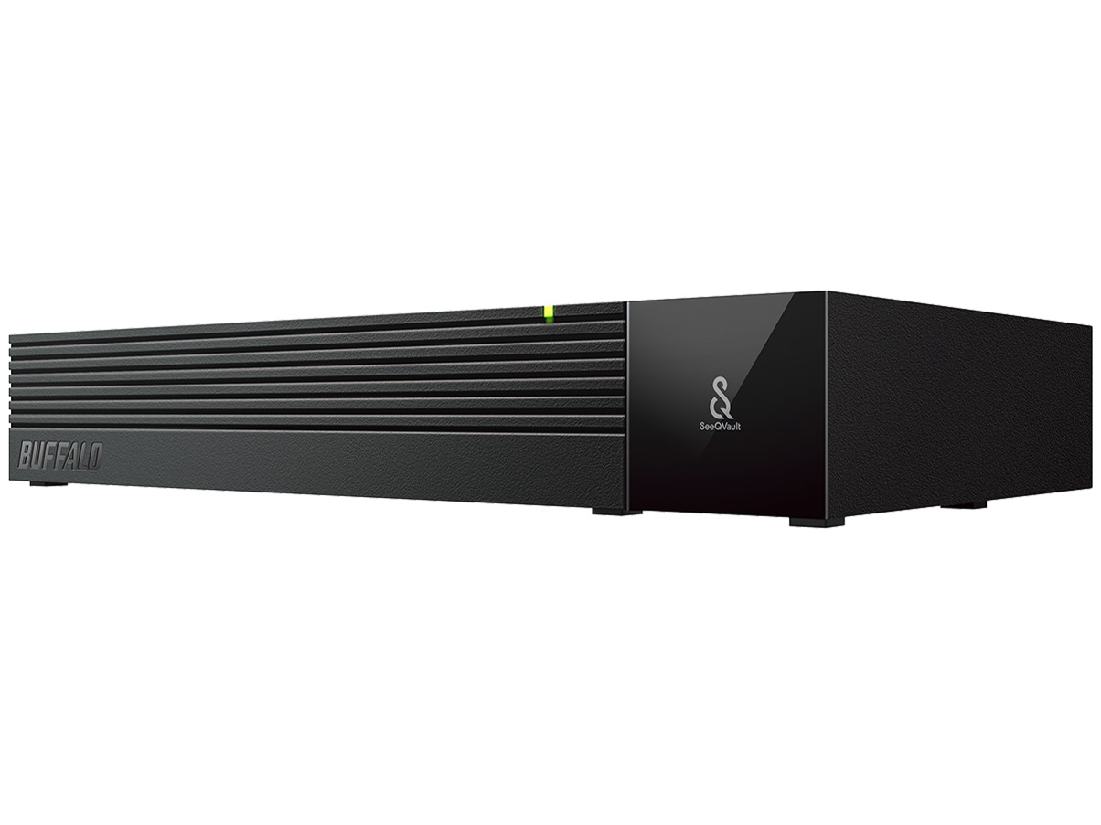 BUFFALO SeeQVault対応 3.5インチ外付けHDD 6TB-ブラック [HD-SQS6U3-A