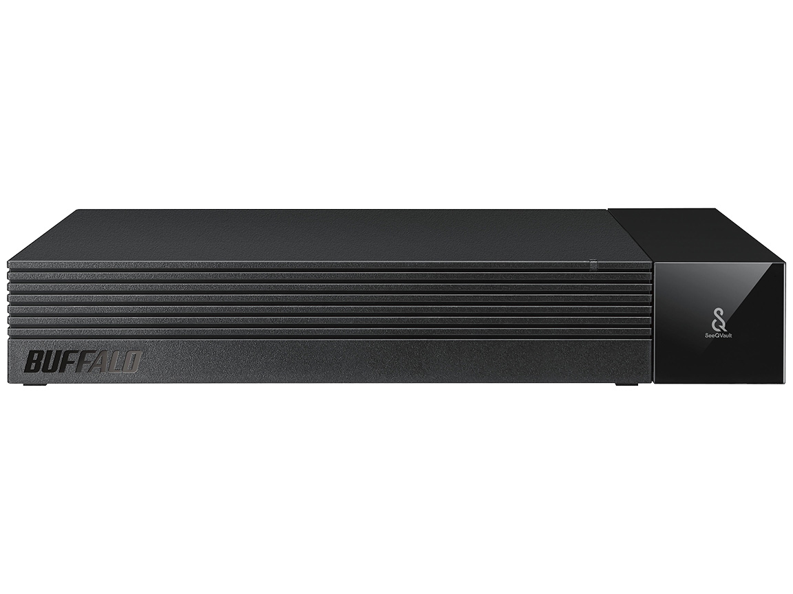 BUFFALO SeeQVault対応 3.5インチ外付けHDD 6TB-ブラック [HD-SQS6U3-A
