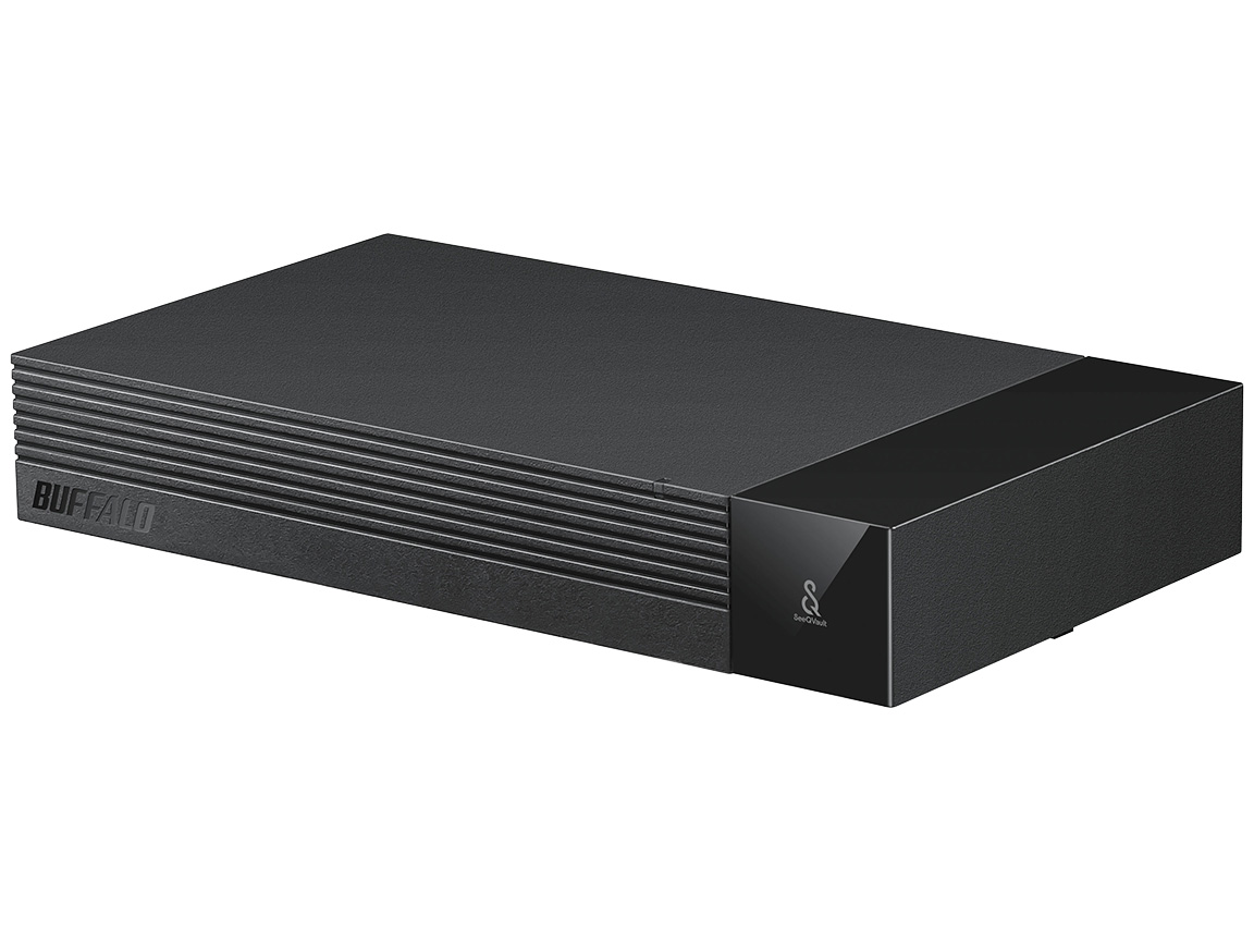 BUFFALO SeeQVault対応 3.5インチ外付けHDD 6TB-ブラック [HD-SQS6U3-A