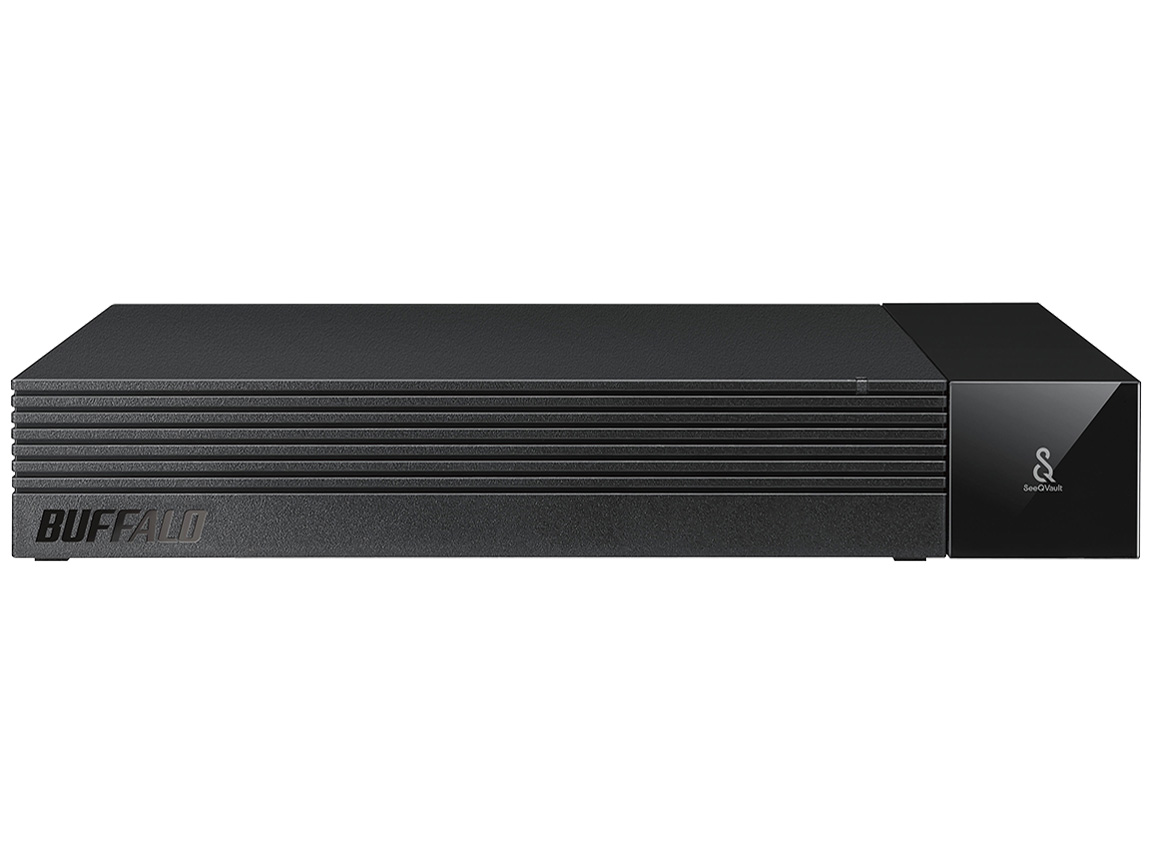BUFFALO SeeQVault対応 3.5インチ外付けHDD 8TB-ブラック [HD-SQS8U3-A]