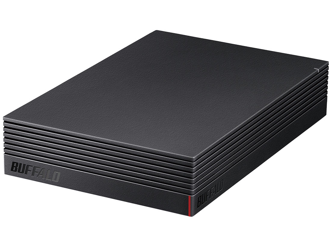 BUFFALO USB3.2(Gen1)対応 外付けHDD 6TB-ブラック [HD-EDC6U3-BA]