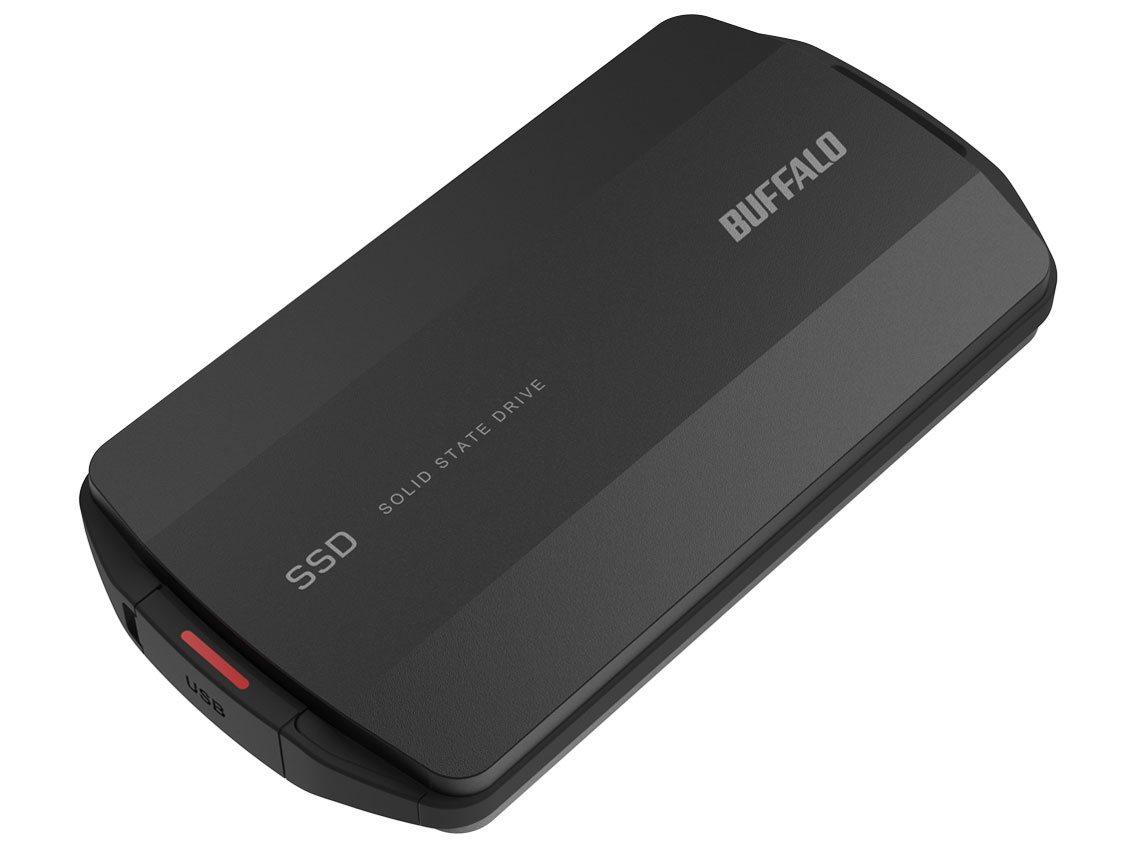 BUFFALO ポータブルSSD 2TB-ブラック [SSD-PHP2.0U3-BA]