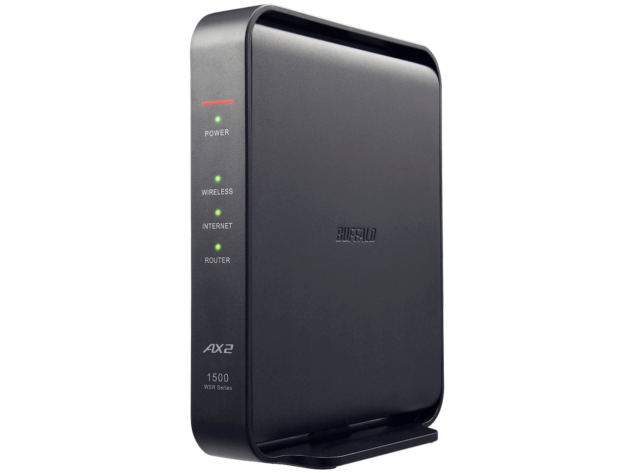BUFFALO Wi-Fi 6(11ax)対応Wi-Fiルーター 1201+300Mbps AirStation WSR-1500AX2L [ブラック]