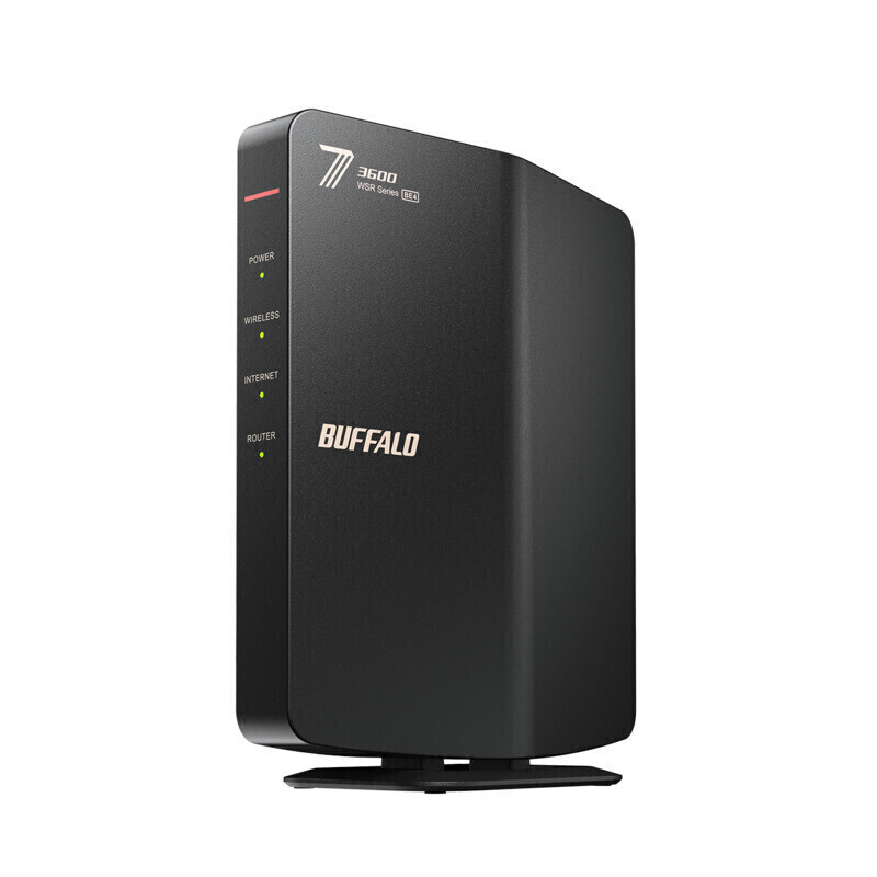 バッファロー　Wi-Fi 7(11be)対応デュアルバンドWi-Fiルーター WSR3600BE4P-BK