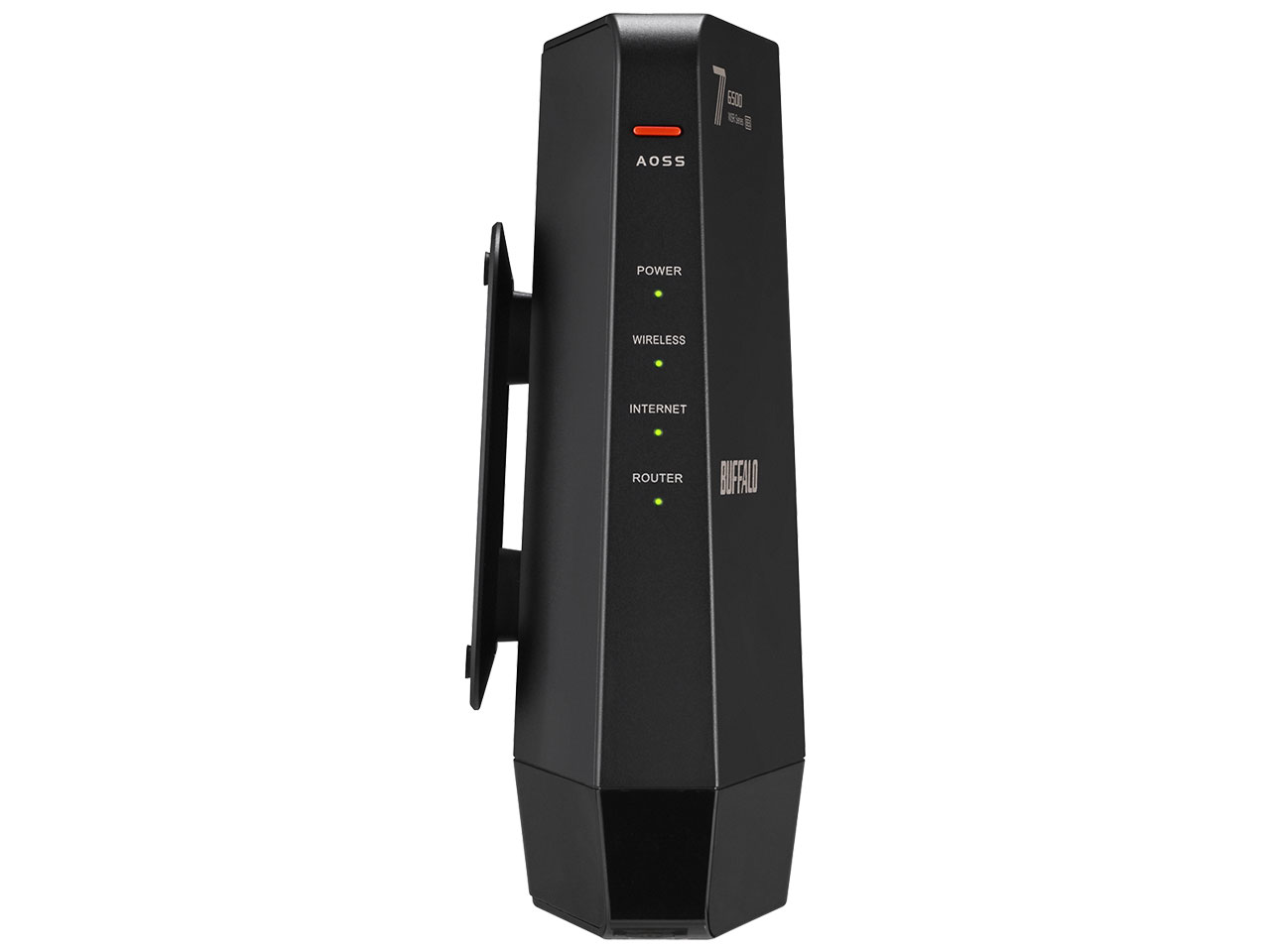 BUFFALO Wi-Fi 7(11be)対応デュアルバンドWi-Fiルーター 5764+688Mbps AirStation WSR6500BE6P-BK [ブラック]