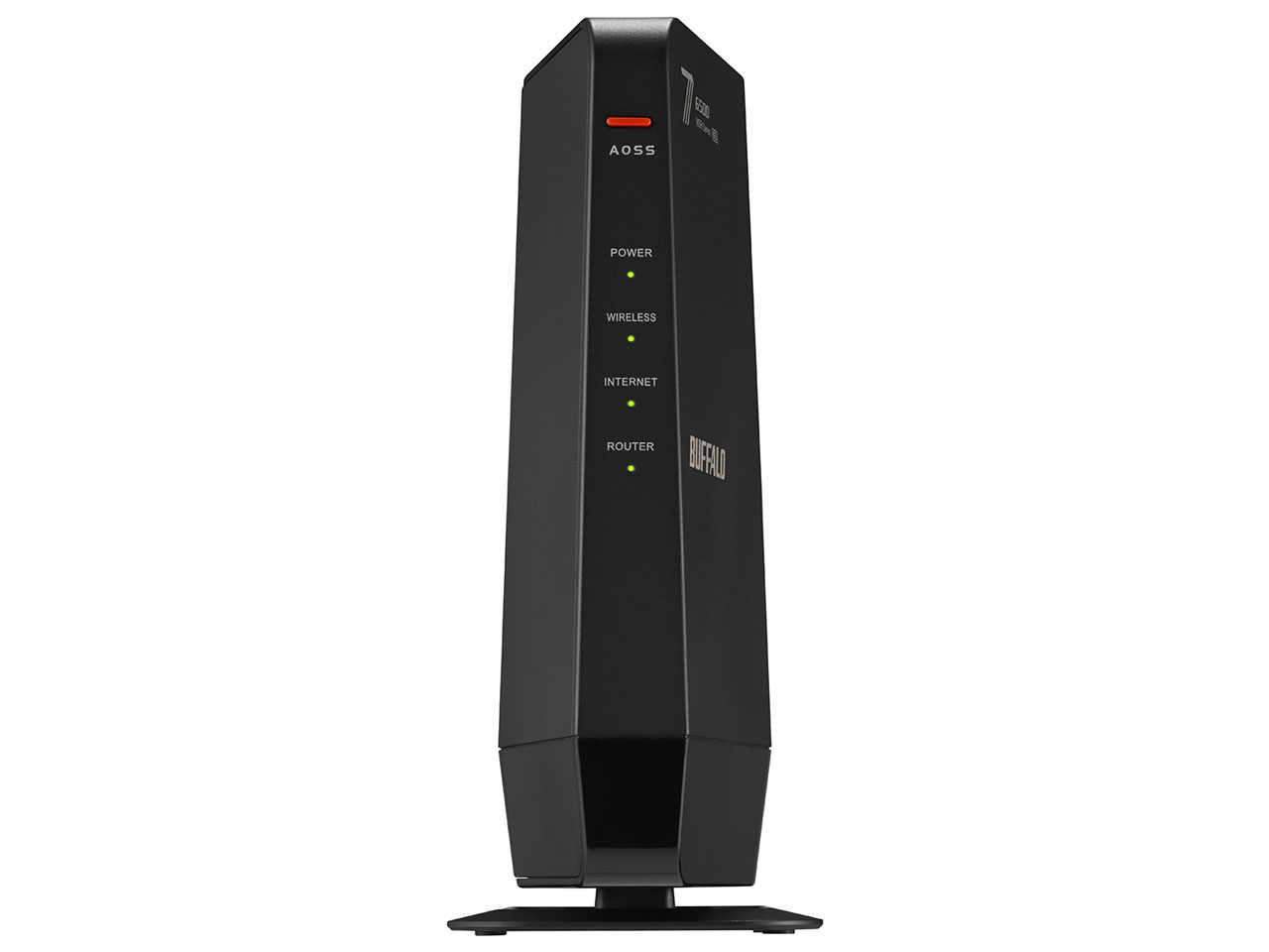 BUFFALO Wi-Fi 7(11be)対応デュアルバンドWi-Fiルーター 5764+688Mbps AirStation WSR6500BE6P-BK [ブラック]