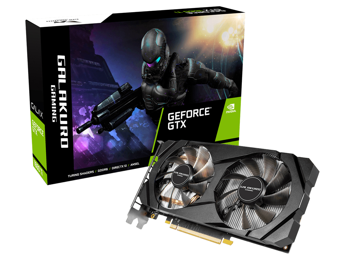 玄人志向 GALAKURO GAMING GG-GTX1660Ti-E6GB/DF [PCIExp 6GB ...