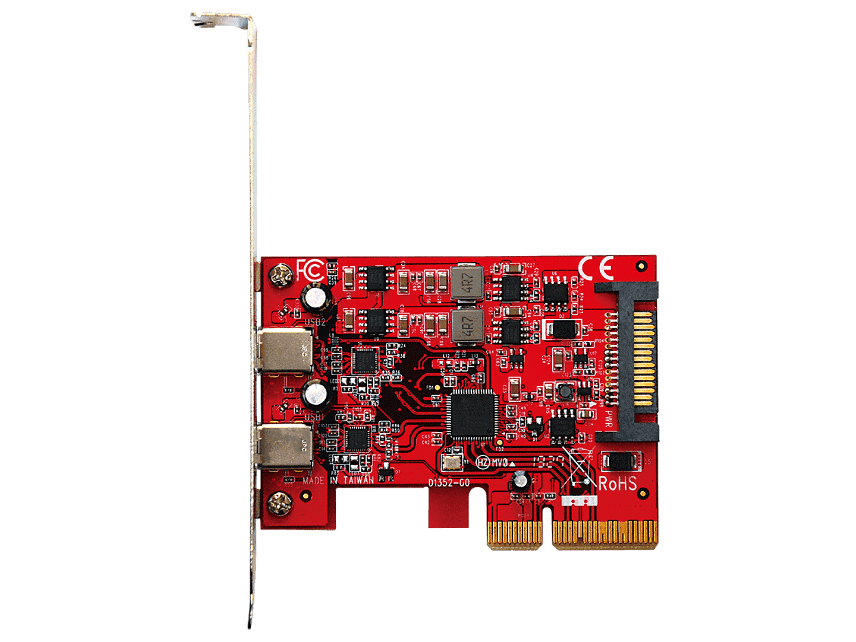 玄人志向 USB3.2C-P2-PCIE3 [USB増設]