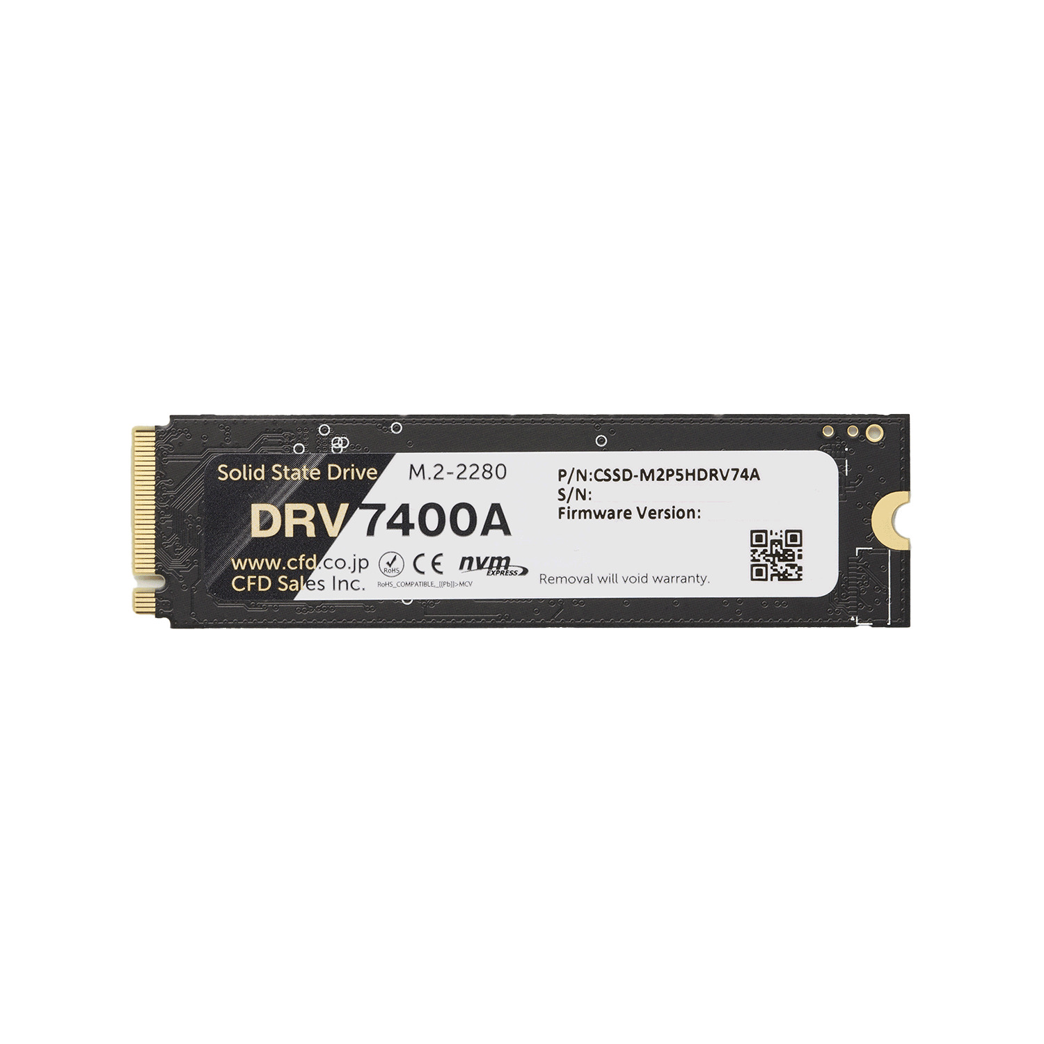 CFD販売 CSSD-M2P5HDRV74A [ PS5※やPCのアップグレード向け Read最大7400MB/s M.2-2280 NVMe PCIe Gen4x4接続 SSD (500GB) メーカー保証3年 ]