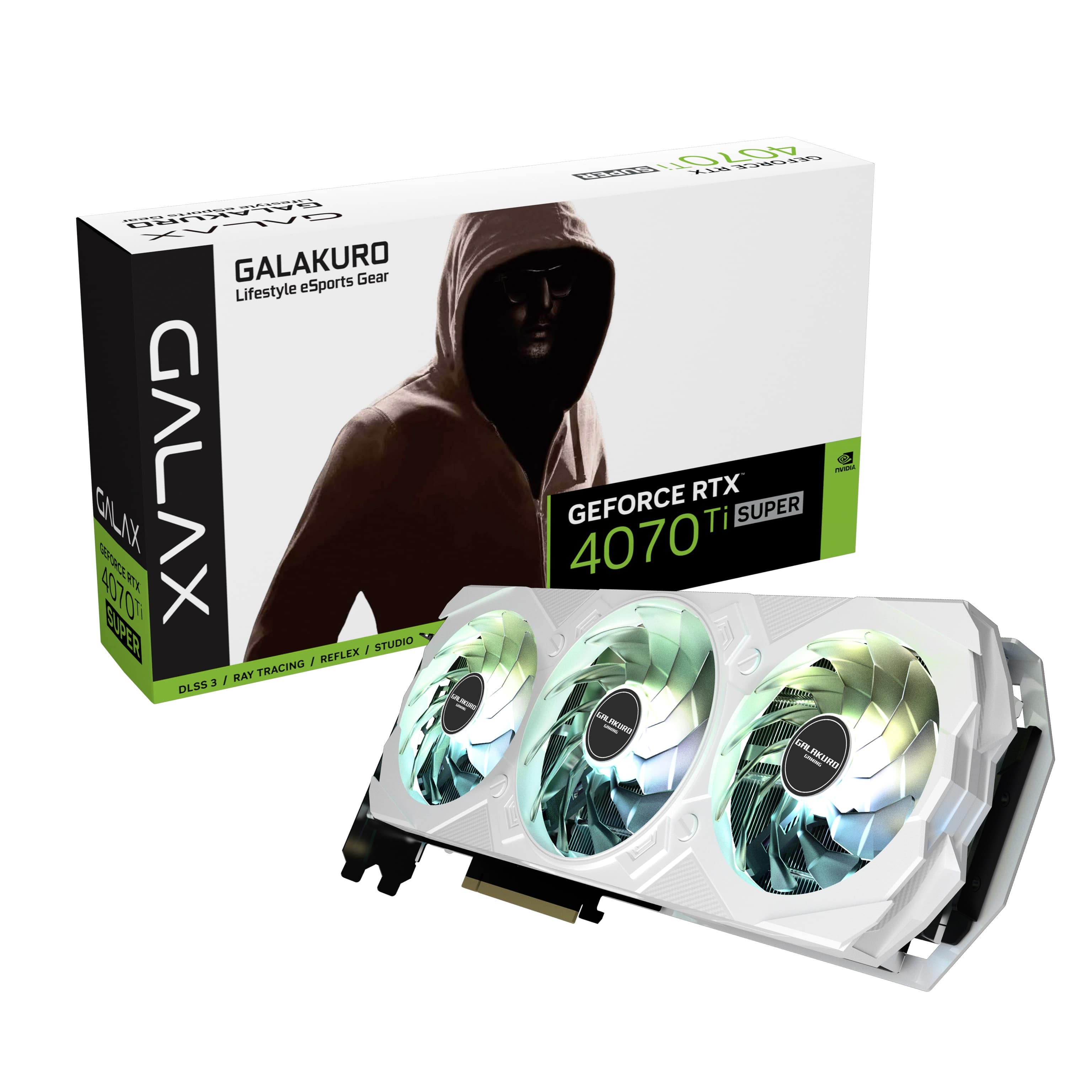 玄人志向 GK-RTX4070TiSP-E16GB/WHITE/TP2 [ NVIDIA RTX4070TiSuper 搭載 グラフィックボード GDDR6X 16GB 搭載 ホワイトカラーモデル メーカー保証1年 ]