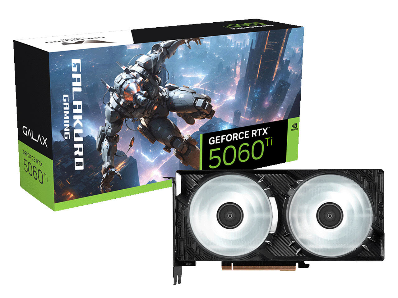 玄人志向 GALAKURO GAMING GG-RTX5060Ti-E16GB/OC/DF [PCIExp 16GB]