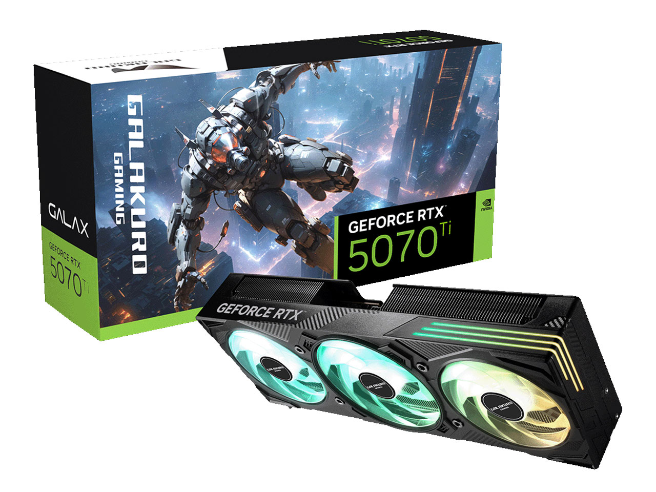 玄人志向 GALAKURO GAMING GG-RTX5070Ti-E16GB/EX/TP [PCIExp 16GB]