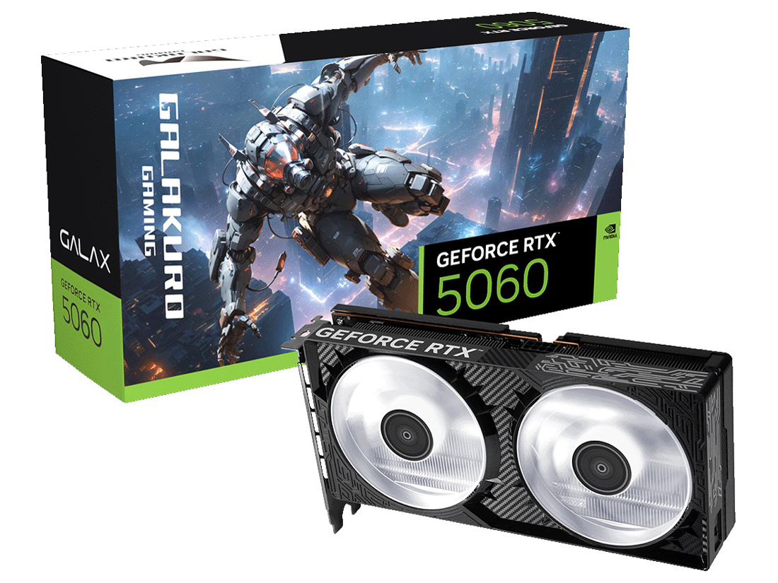玄人志向 GALAKURO GAMING GG-RTX5060-E8GB/OC/DF [PCIExp 8GB]