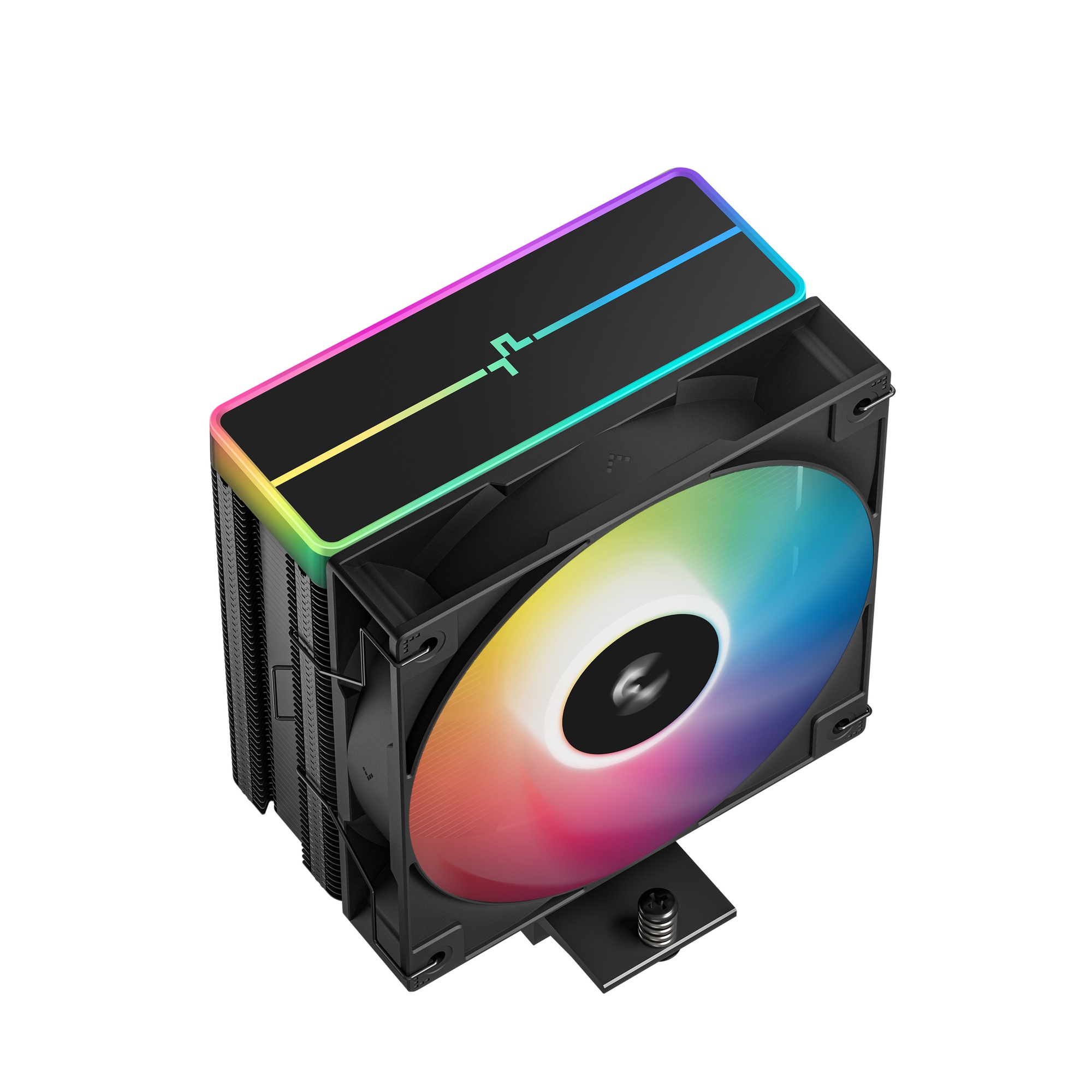 DeepCool(ディープクール) サイドフロー CPUクーラー AG400 BK ARGB V2