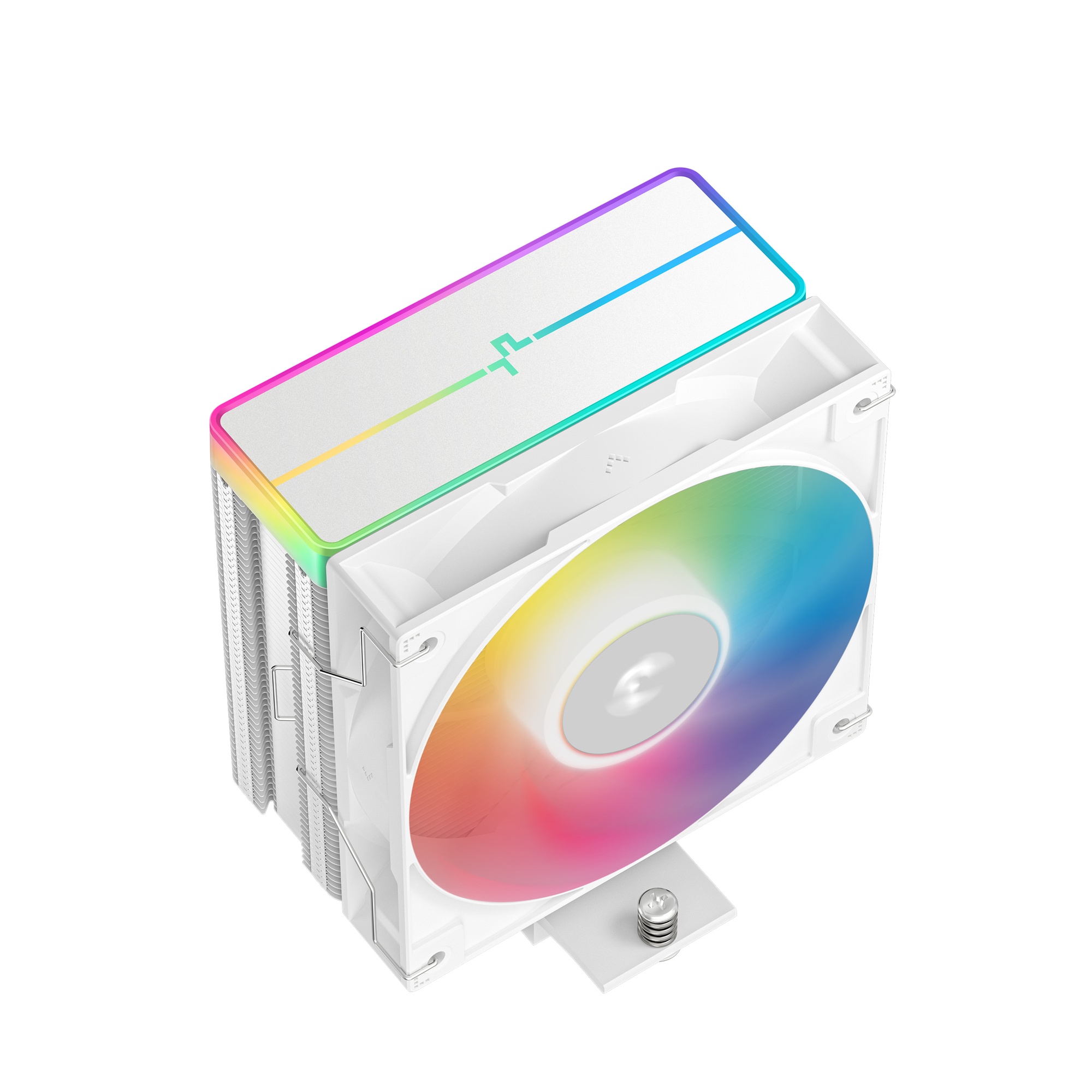 DeepCool(ディープクール) サイドフロー CPUクーラー AG400 WH ARGB V2