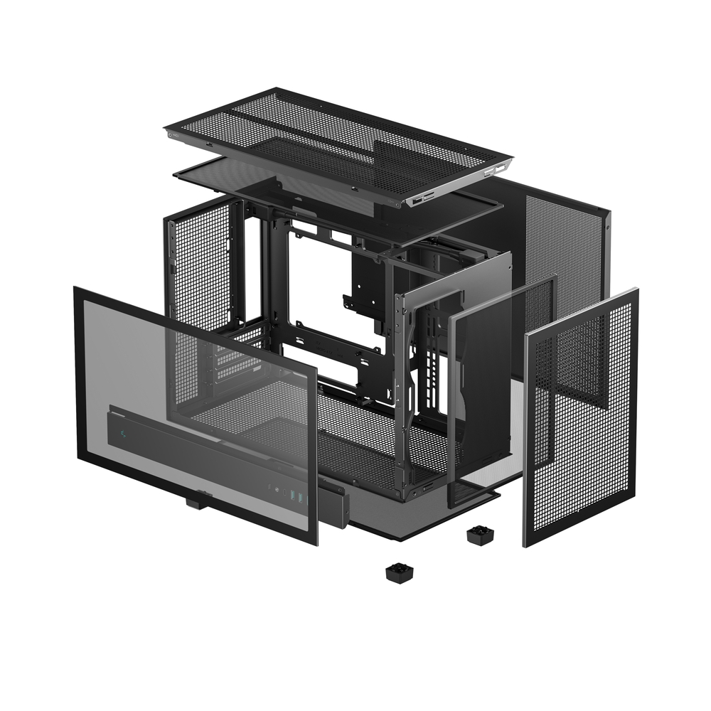 DEEPCOOL CH260 BK R-CH260-BKNGM0-G-1 MicroATX対応 PCケース