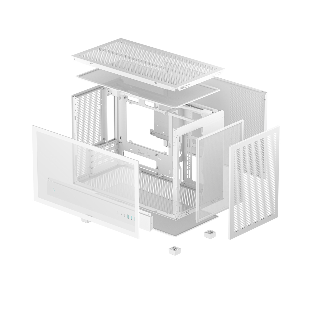 DEEPCOOL CH260 WH R-CH260-WHNGM0-G-1 MicroATX対応 PCケース
