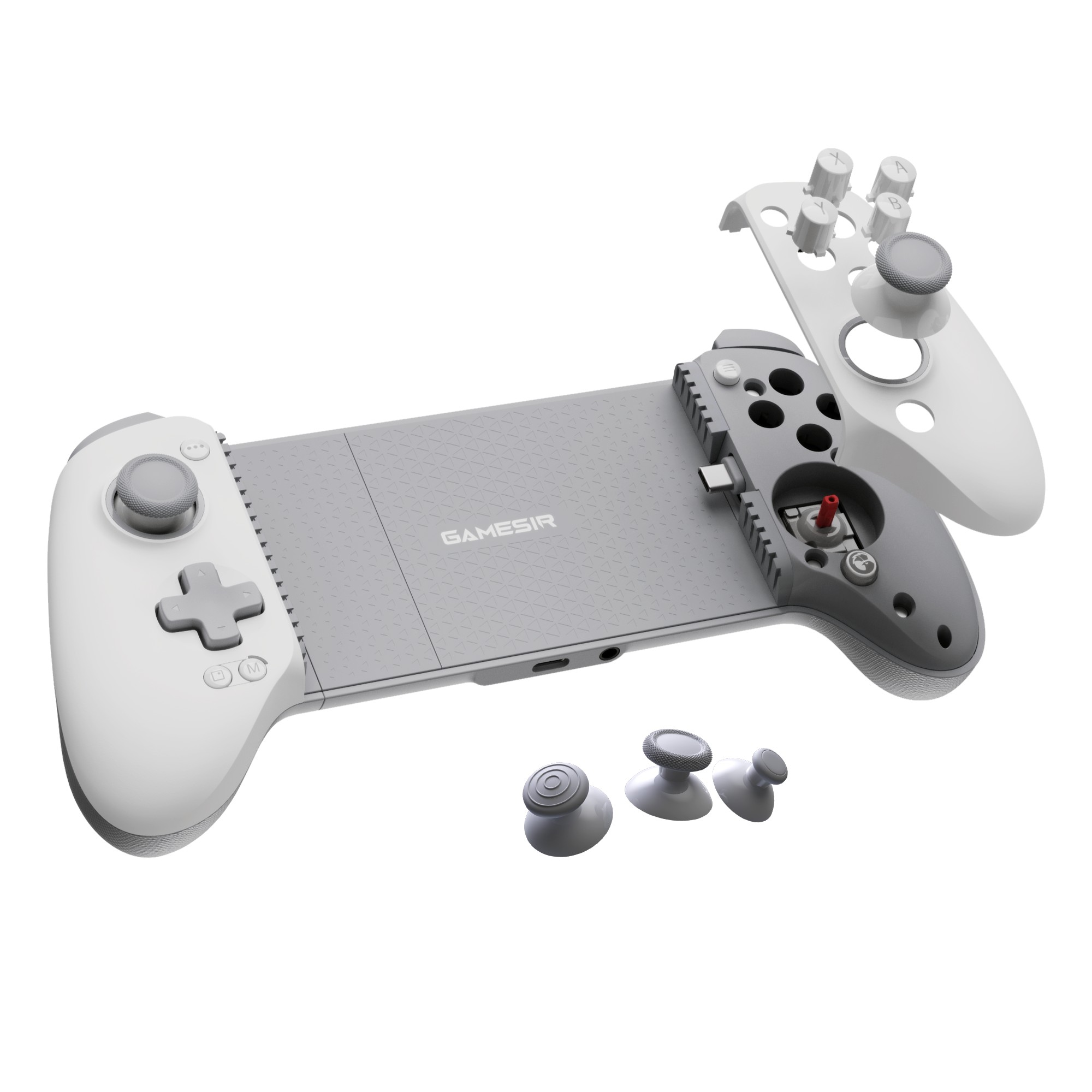 GameSir MFi認証モバイルゲーミングコントローラー  G8 Plus MFi [iPhone iPad Android Type-C接続 ホワイト]